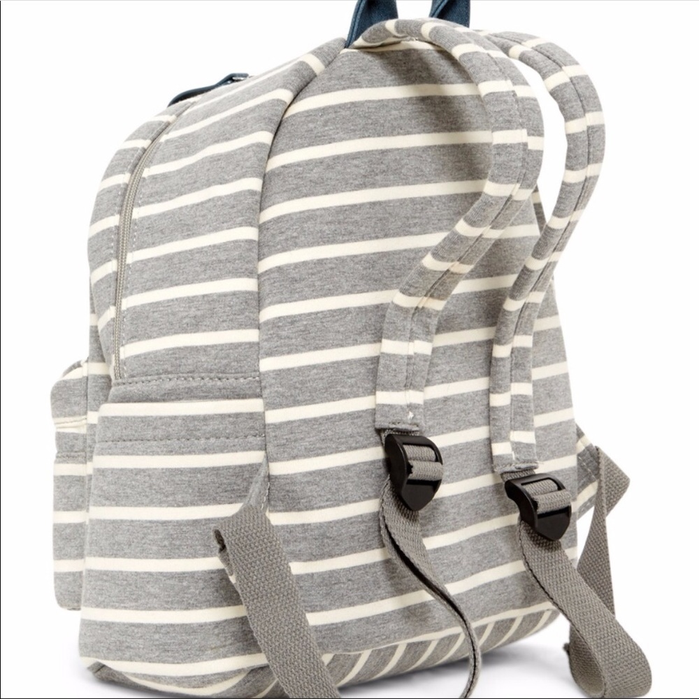 Striped backpack